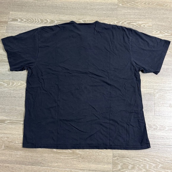 Vintage Champion Skull Just Blow Me Henley Tee Black‎ Short Sleeve Put-in-Bay - Picture 3 of 8